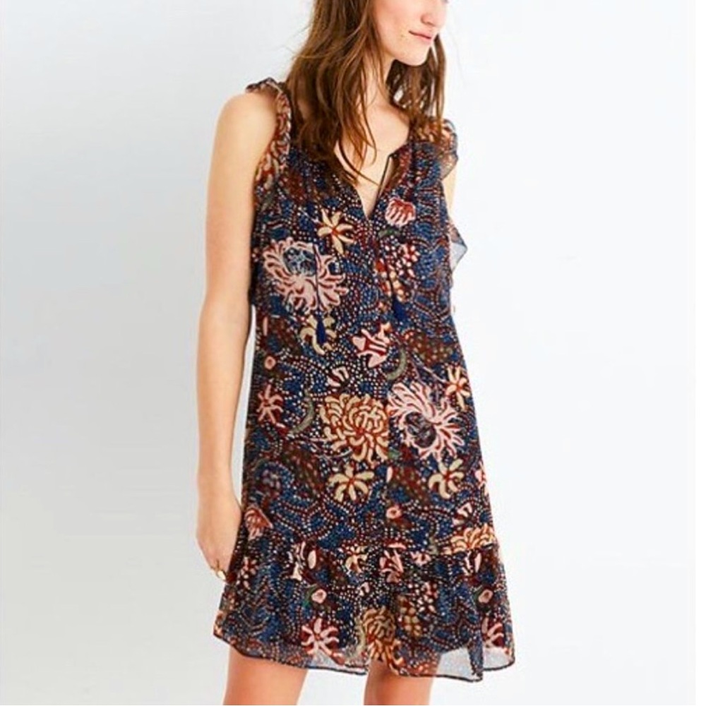 Madewell Flutter Sleeve Boho Breezy Dress